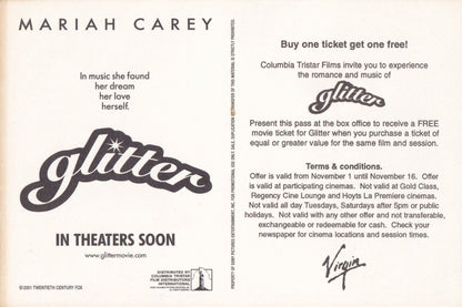 'Glitter' Postcard