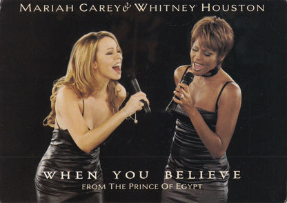 When You Believe' Promo Postcard