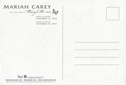 Through The Rain' Promo Postcard