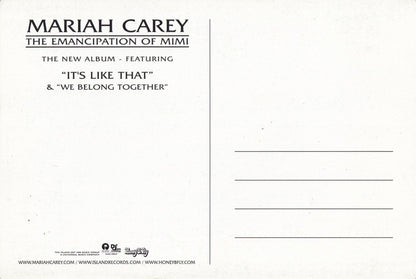 The Emancipation Of Mimi' Promo Postcard
