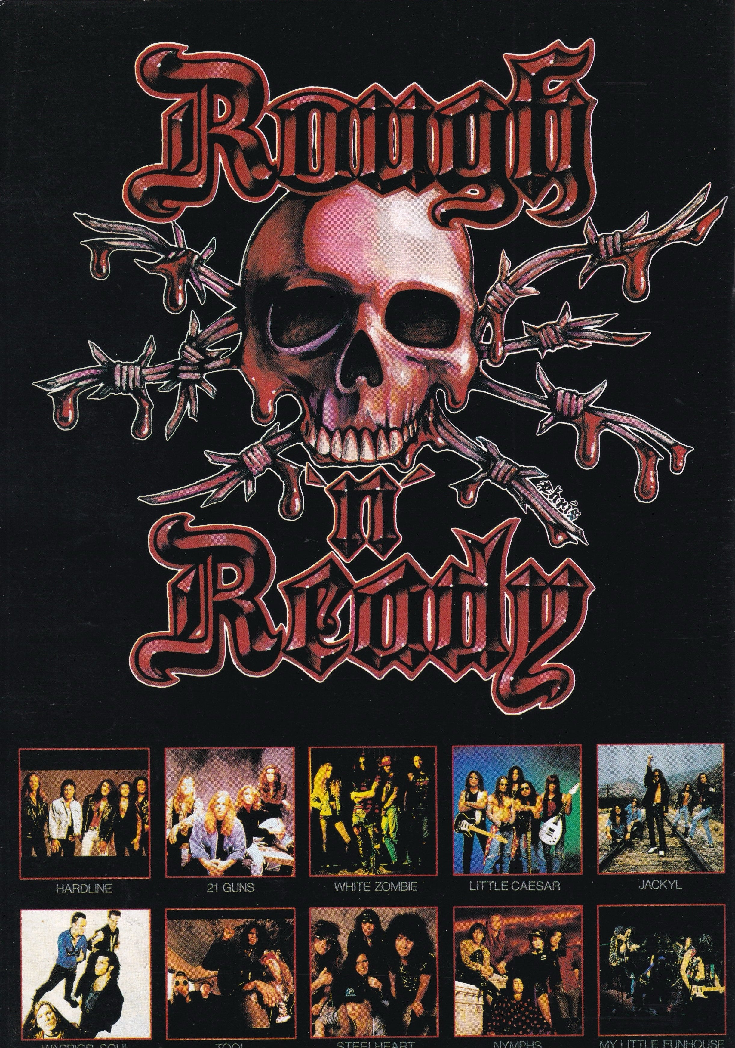 Hot Metal - December 1992 - Issue #46 - Bruce Dickinson From Iron Maiden On Cover - Includes Sticker Sheet