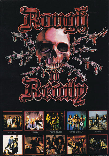 Hot Metal - December 1992 - Issue #46 - Bruce Dickinson From Iron Maiden On Cover - Includes Sticker Sheet