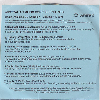 Music Correspondent Packages
