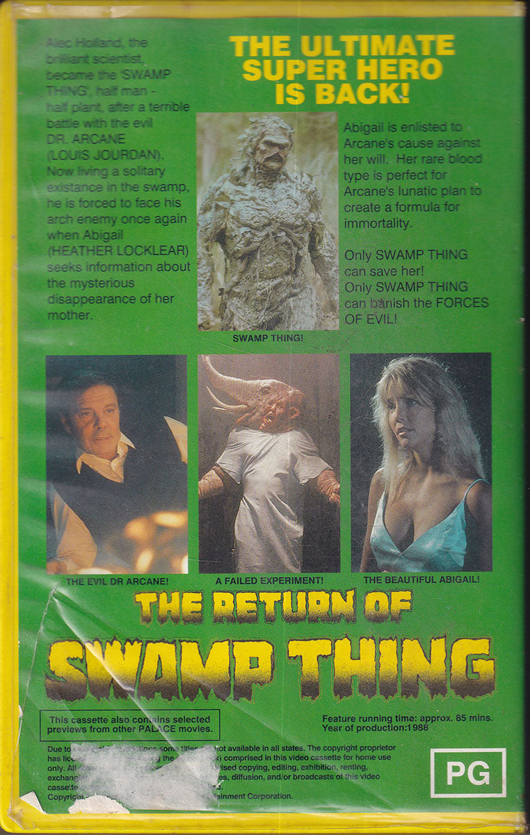 The Return Of Swamp Thing