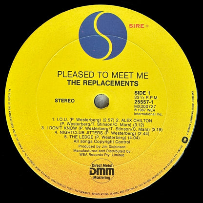 Pleased To Meet Me