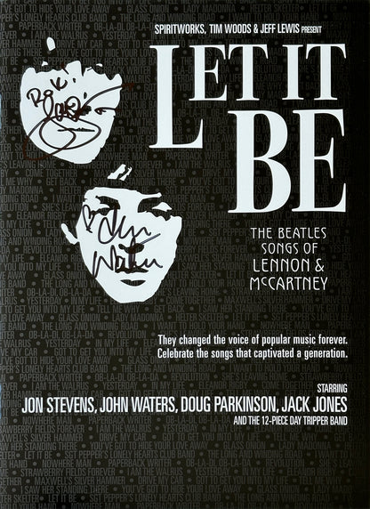 Let It Be Australian Tour Program (With Ticket)