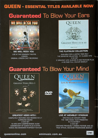 We Will Rock You Australian Tour Program (With Ticket)
