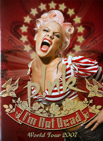 P!nk 2007 I'm Not Dead World Tour Program (With Ticket)