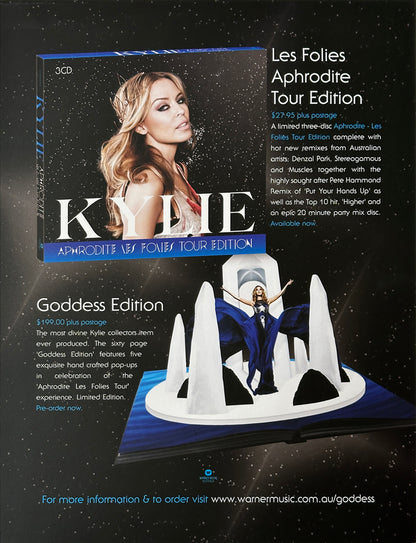 Kylie Aphrodite Les Folies 2011 World Tour Program