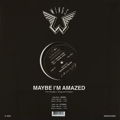 Maybe I'm Amazed