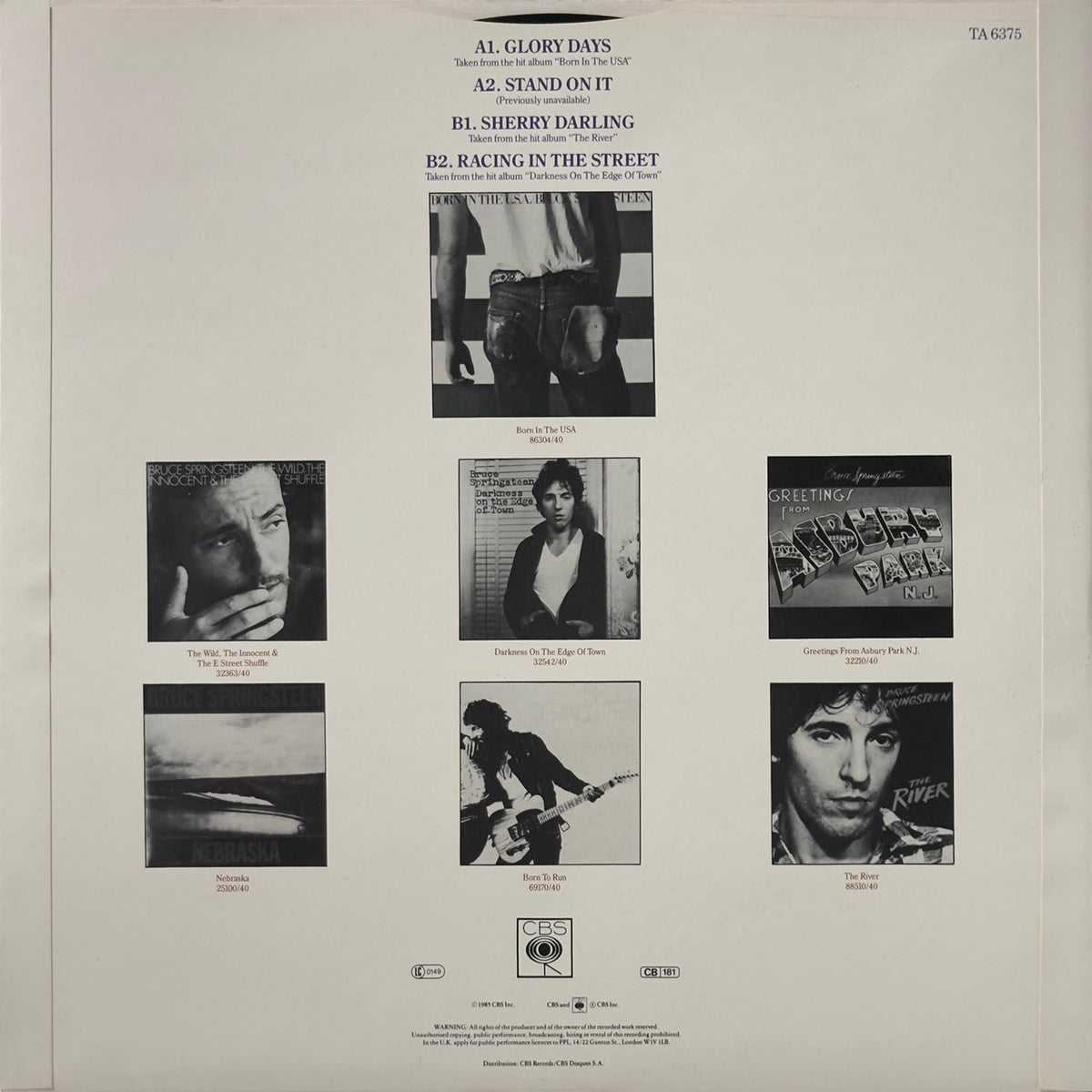 The Born In The U.S.A. 12" Single Collection