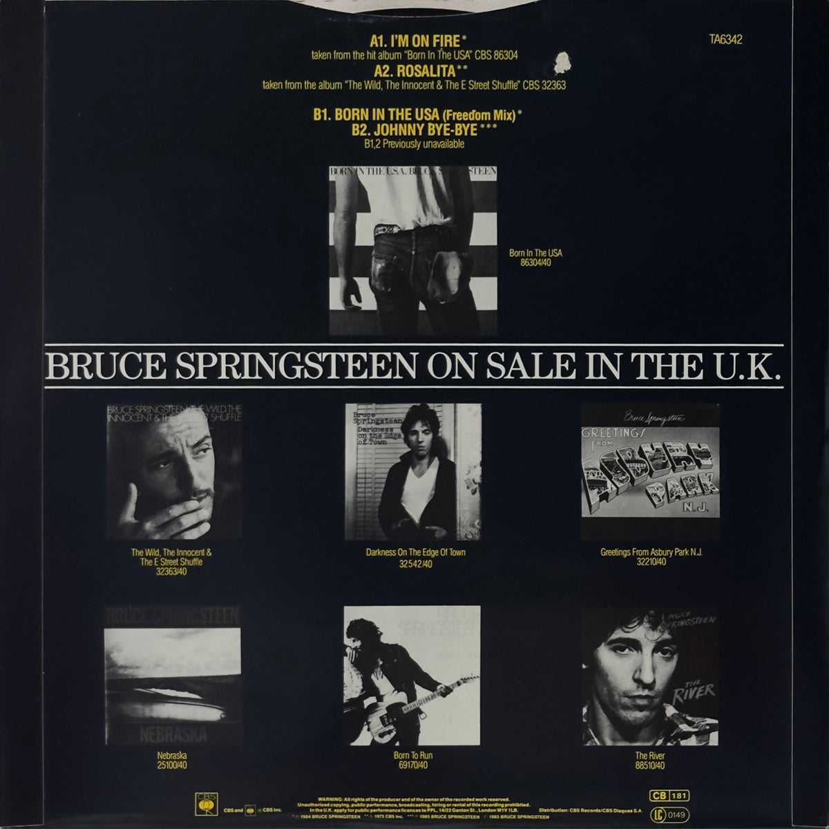 The Born In The U.S.A. 12" Single Collection