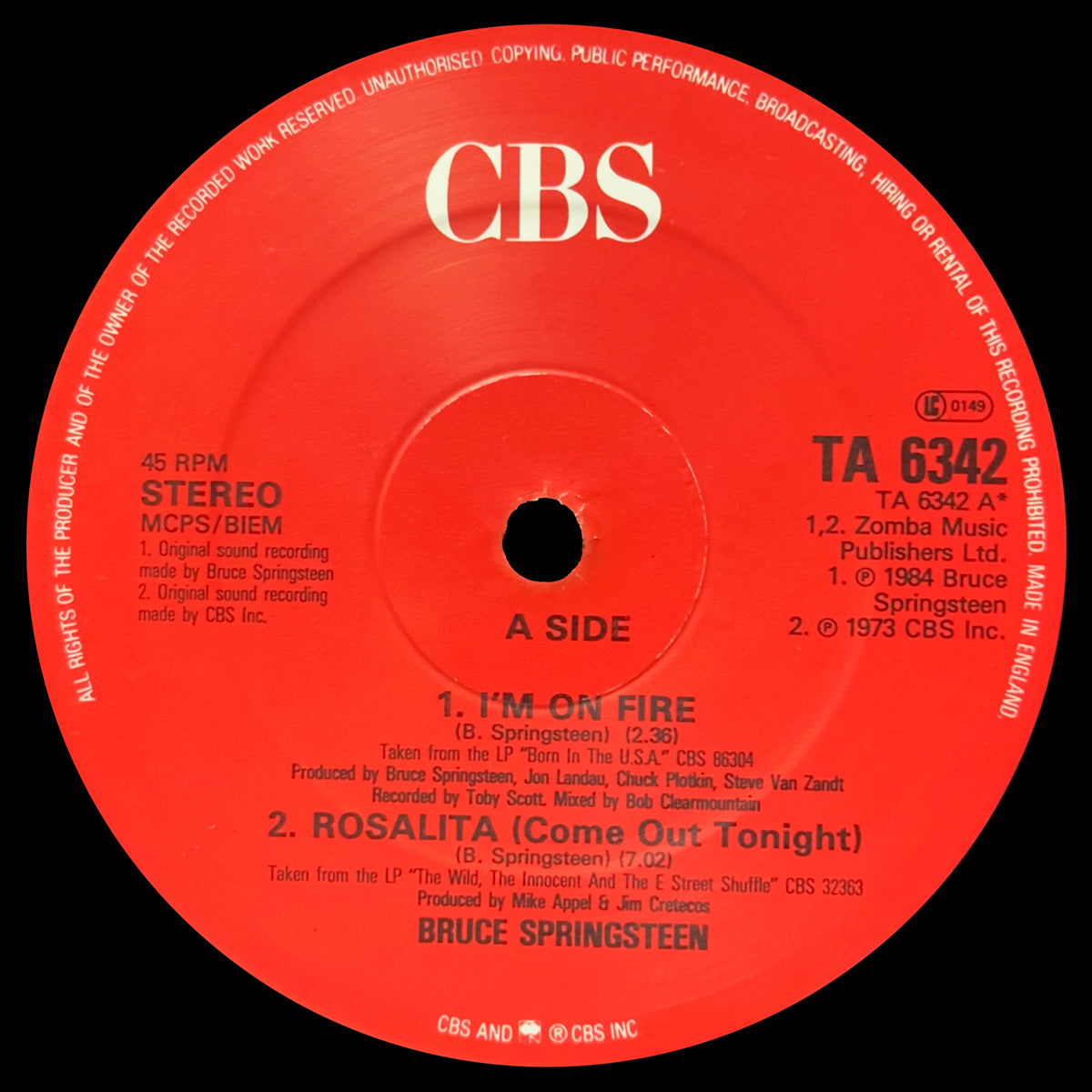 The Born In The U.S.A. 12" Single Collection