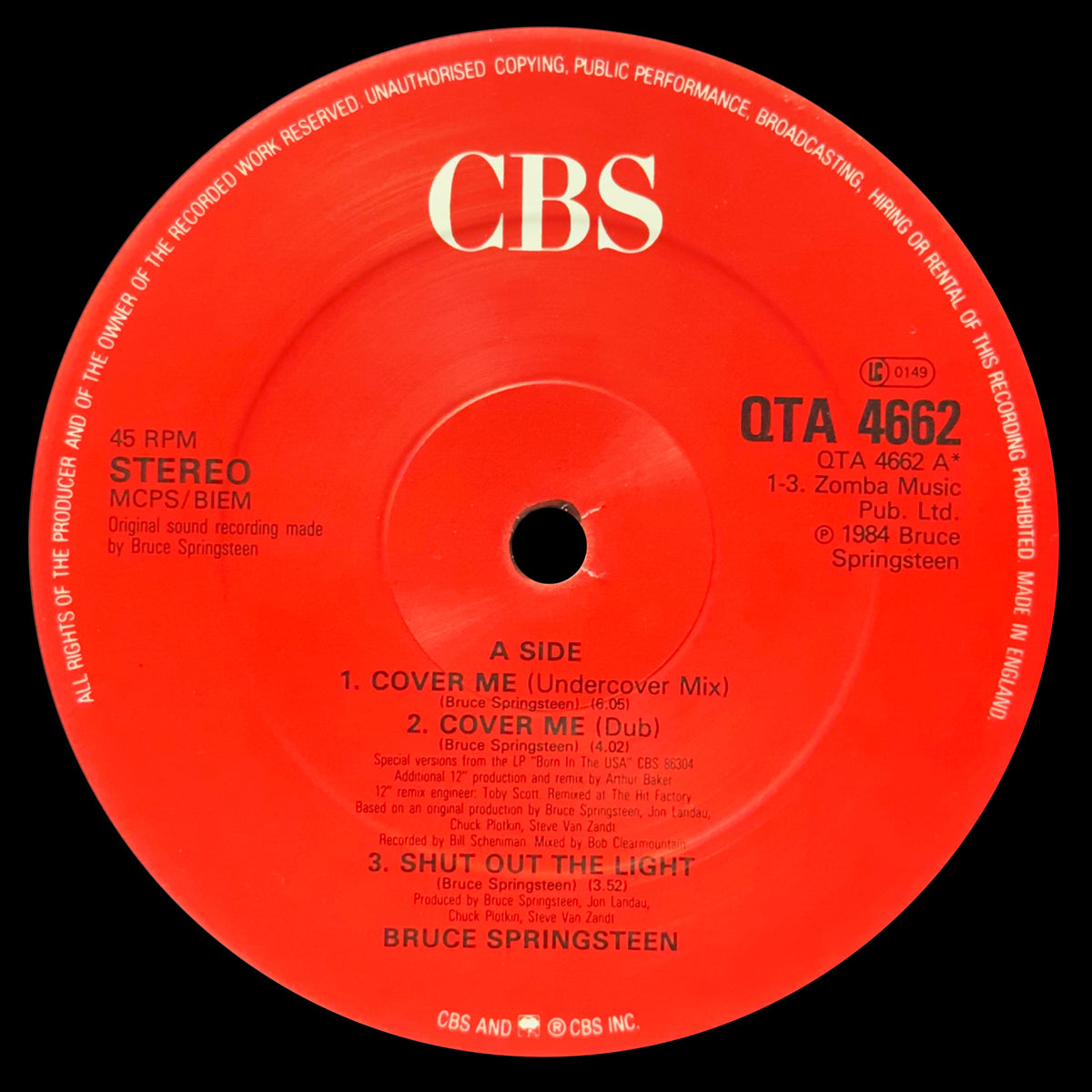 The Born In The U.S.A. 12" Single Collection
