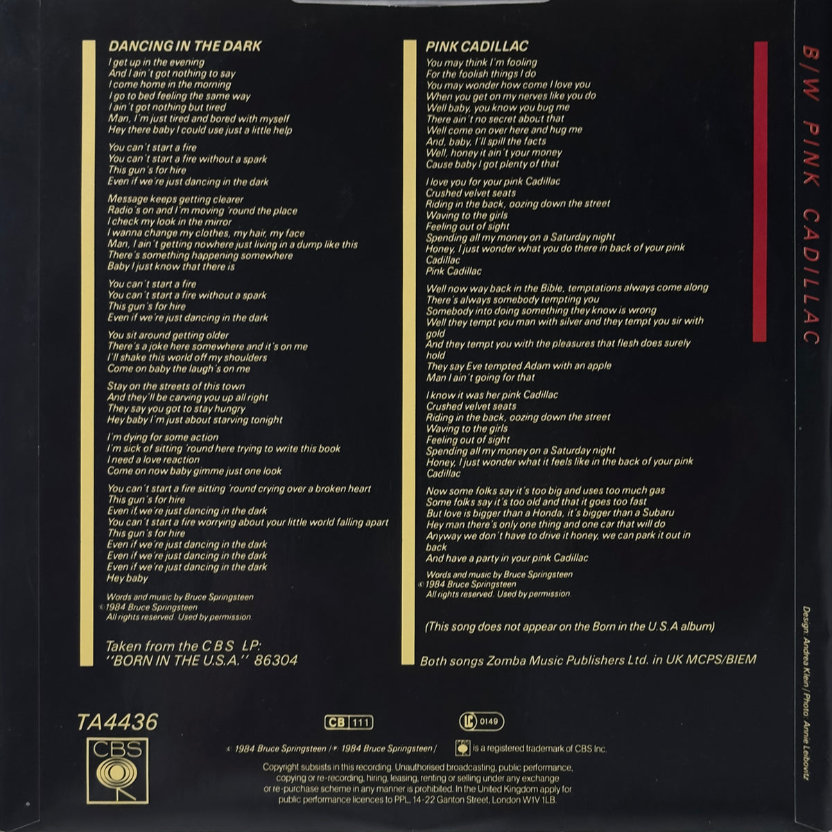 The Born In The U.S.A. 12" Single Collection