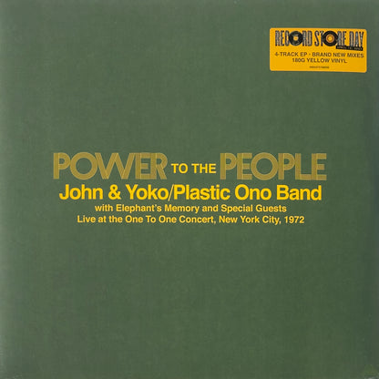 Power To The People (Live At The One-To-One Concert, New York City, 1972)