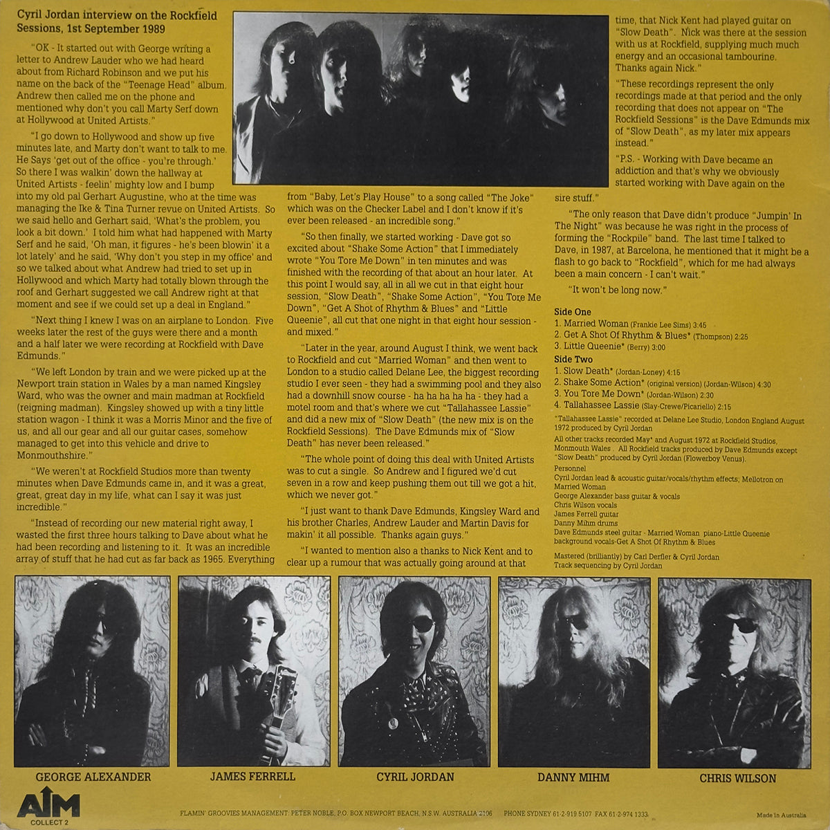 Rockfield Sessions (With Comic Book)