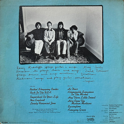 Jonathan Richman & The Modern Lovers