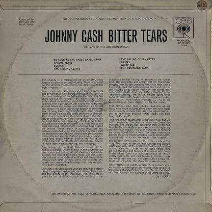 Bitter Tears (Ballads Of The American Indian )