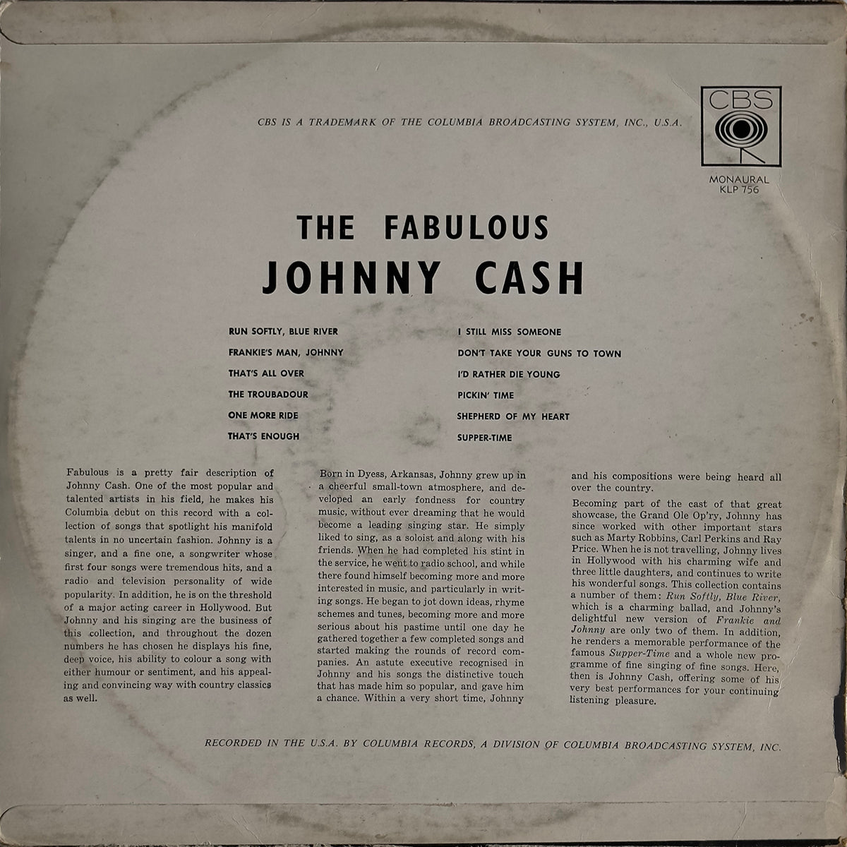 The Fabulous Johnny Cash