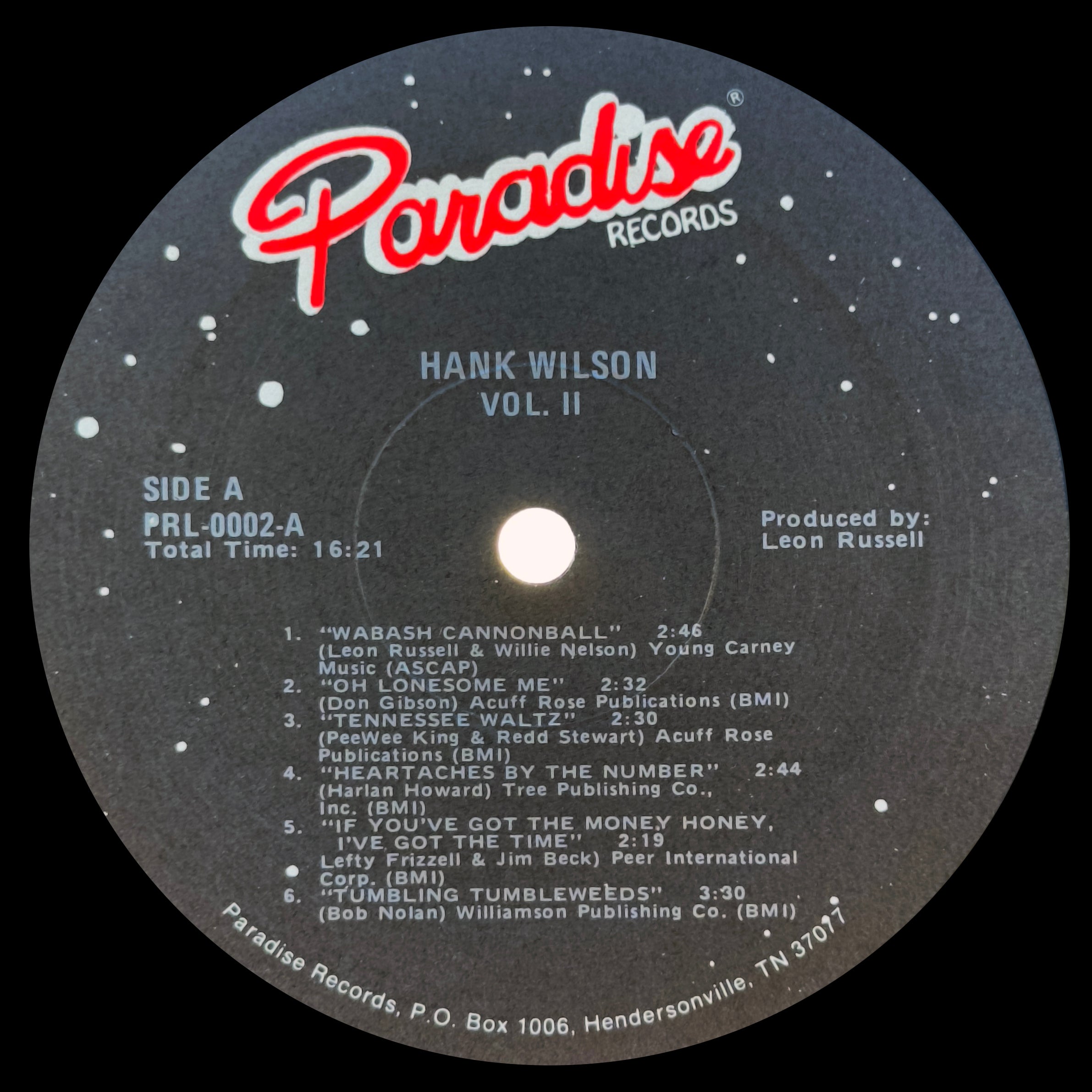 Hank Wilson Vol. II