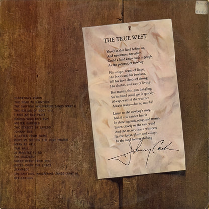 Johnny Cash Sings The Ballads Of The True West