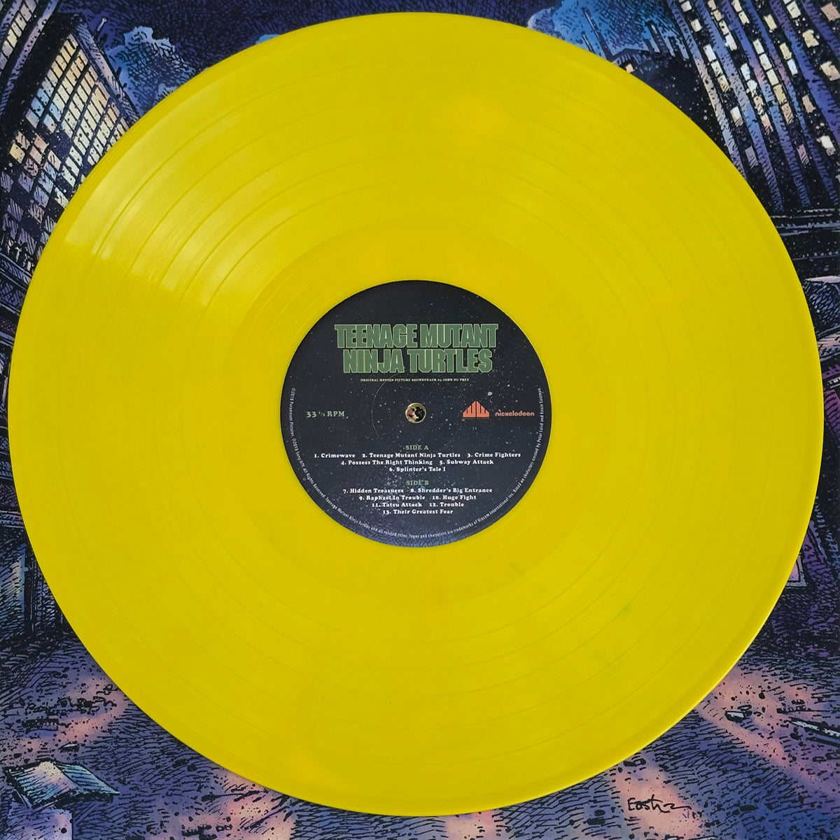 Teenage Mutant Ninja Turtles (Yellow And Pink Vinyl)