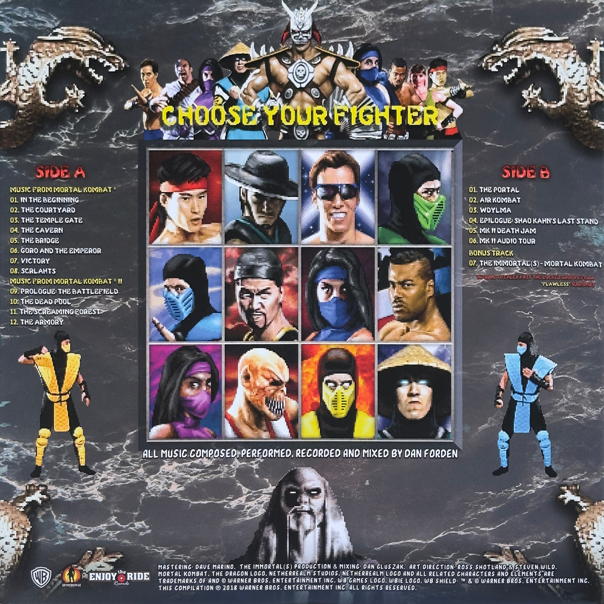 Mortal Kombat I & II (Music From The Arcade Game Soundtracks) (Picture Disc)