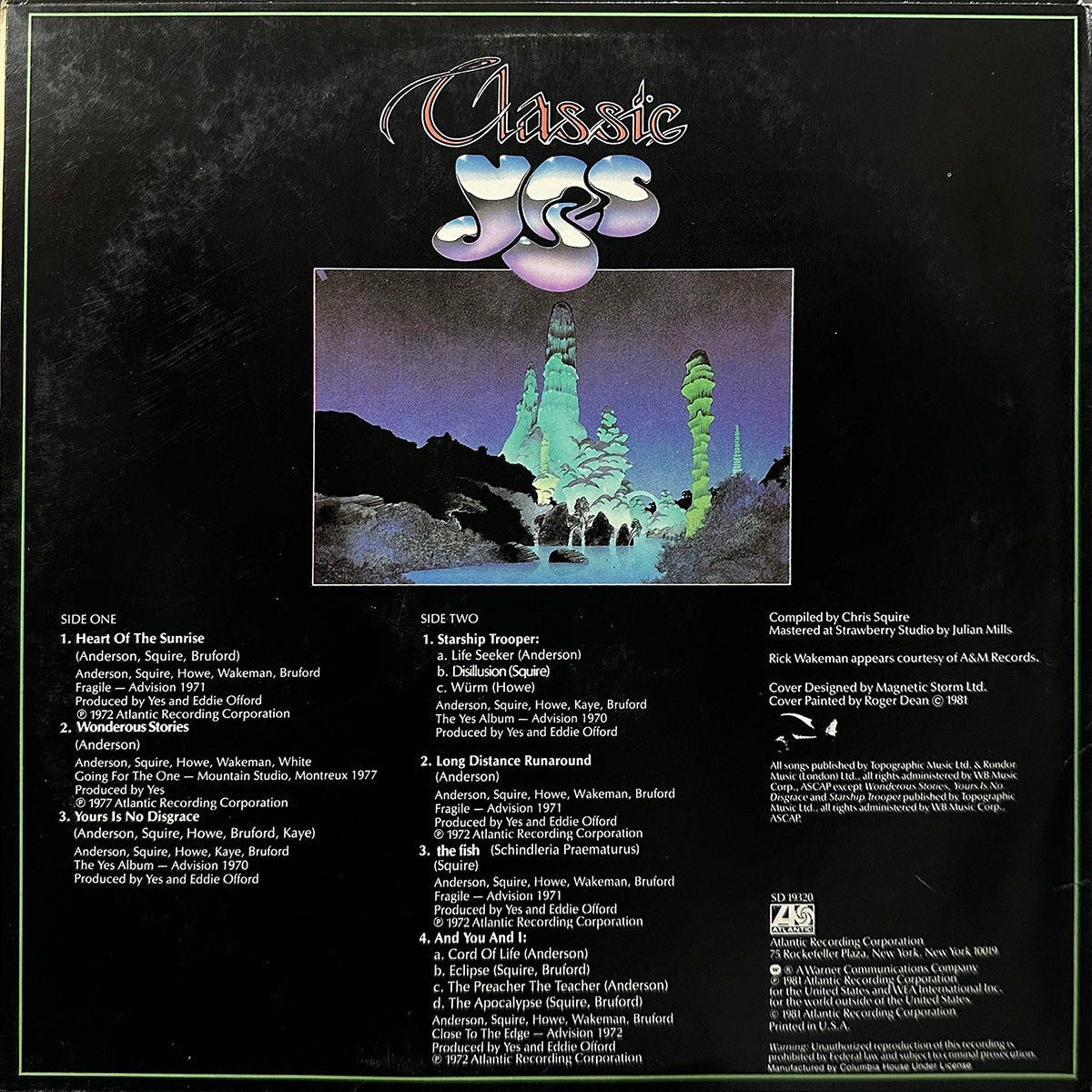 Classic Yes Rare Records Au