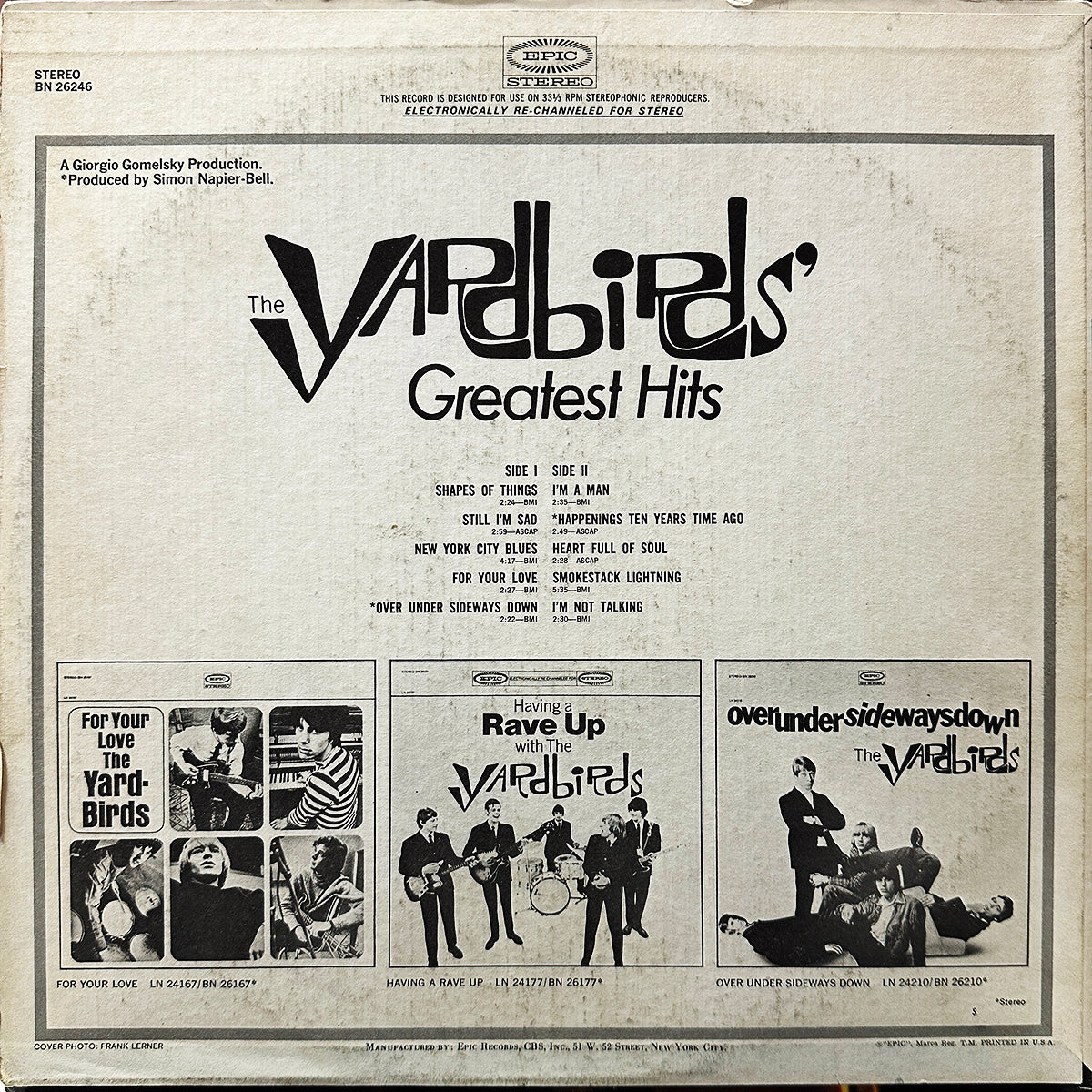 The Yardbirds' Greatest Hits