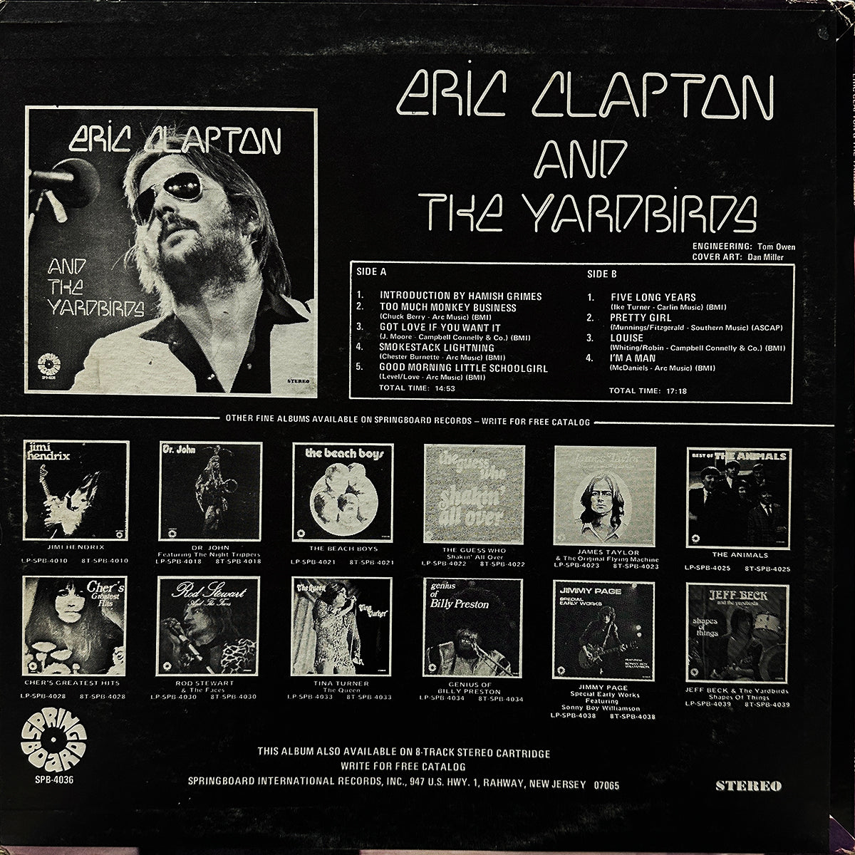 Eric Clapton And The Yardbirds