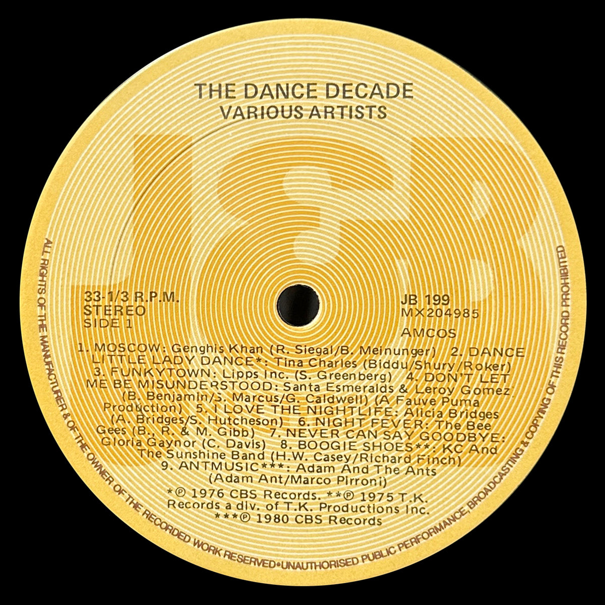The Dance Decade 1974-1984