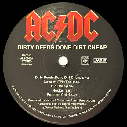 Dirty Deeds Done Dirt Cheap