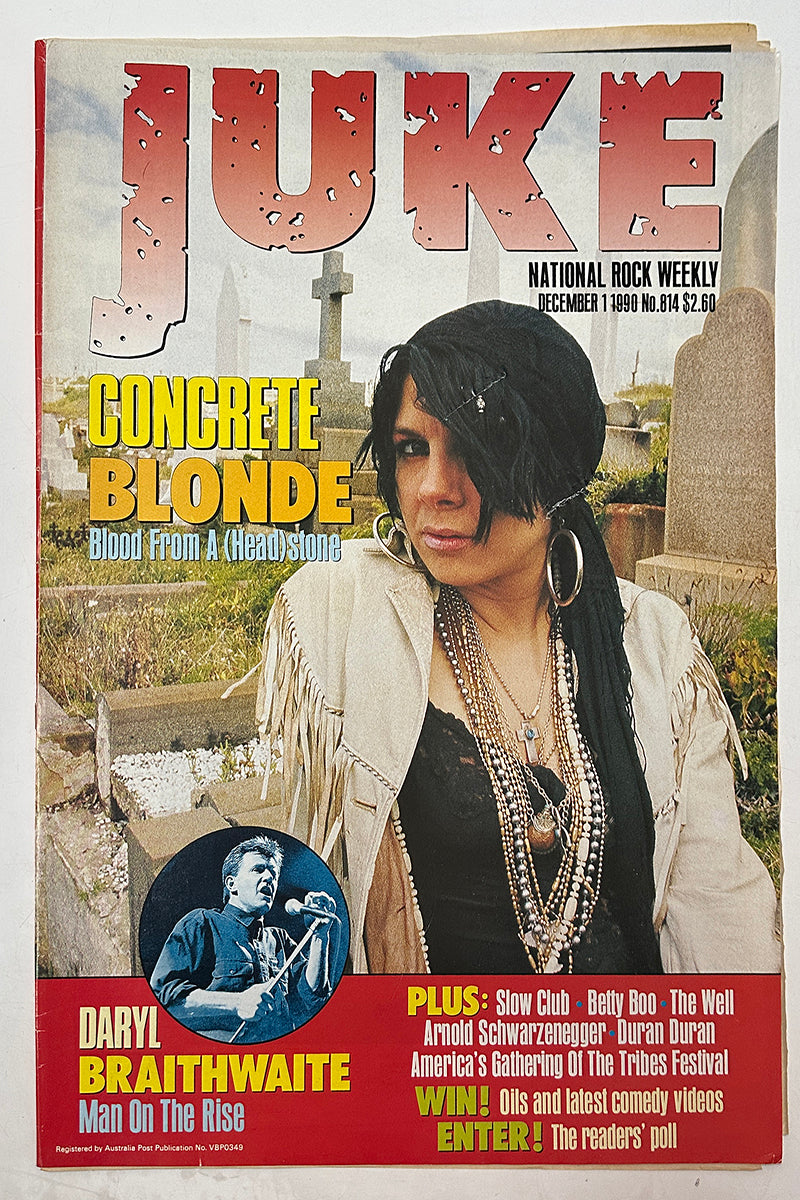 Juke - 1st December 1990 - Issue #814 - Johnette Napolitano On Cover