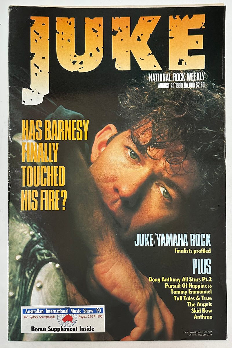 Juke - 25th August 1990 - Issue #800 - Jimmy Barnes On Cover