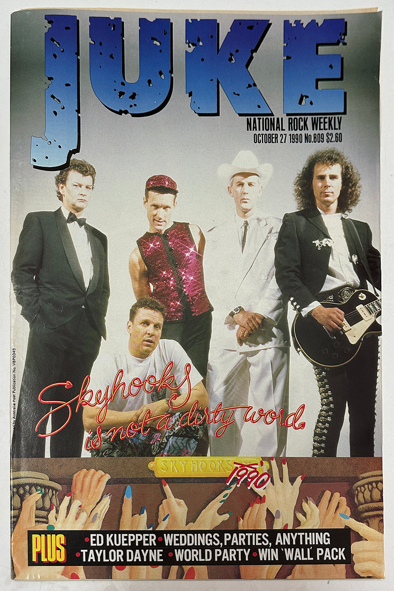 Juke - 27th October 1990 - Issue #809 - Skyhooks On Cover