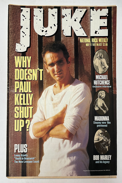 Juke - 11th May 1991 - Issue #837 - Paul Kelly On Cover