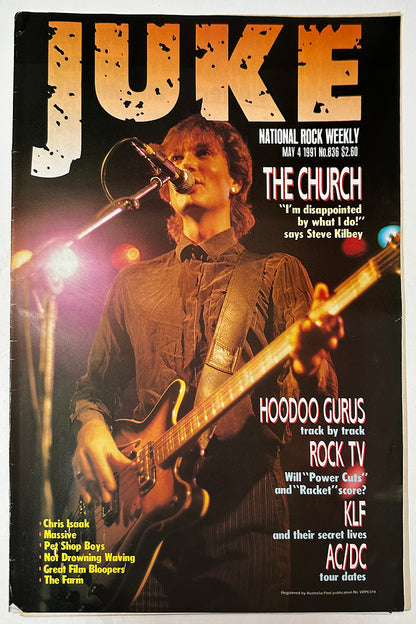 Juke - 4th May 1991 - Issue #836 - Steve Kilbey On Cover