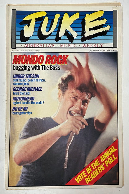 Juke - 12th December 1987 - Issue #659 - Ross Wilson On Cover