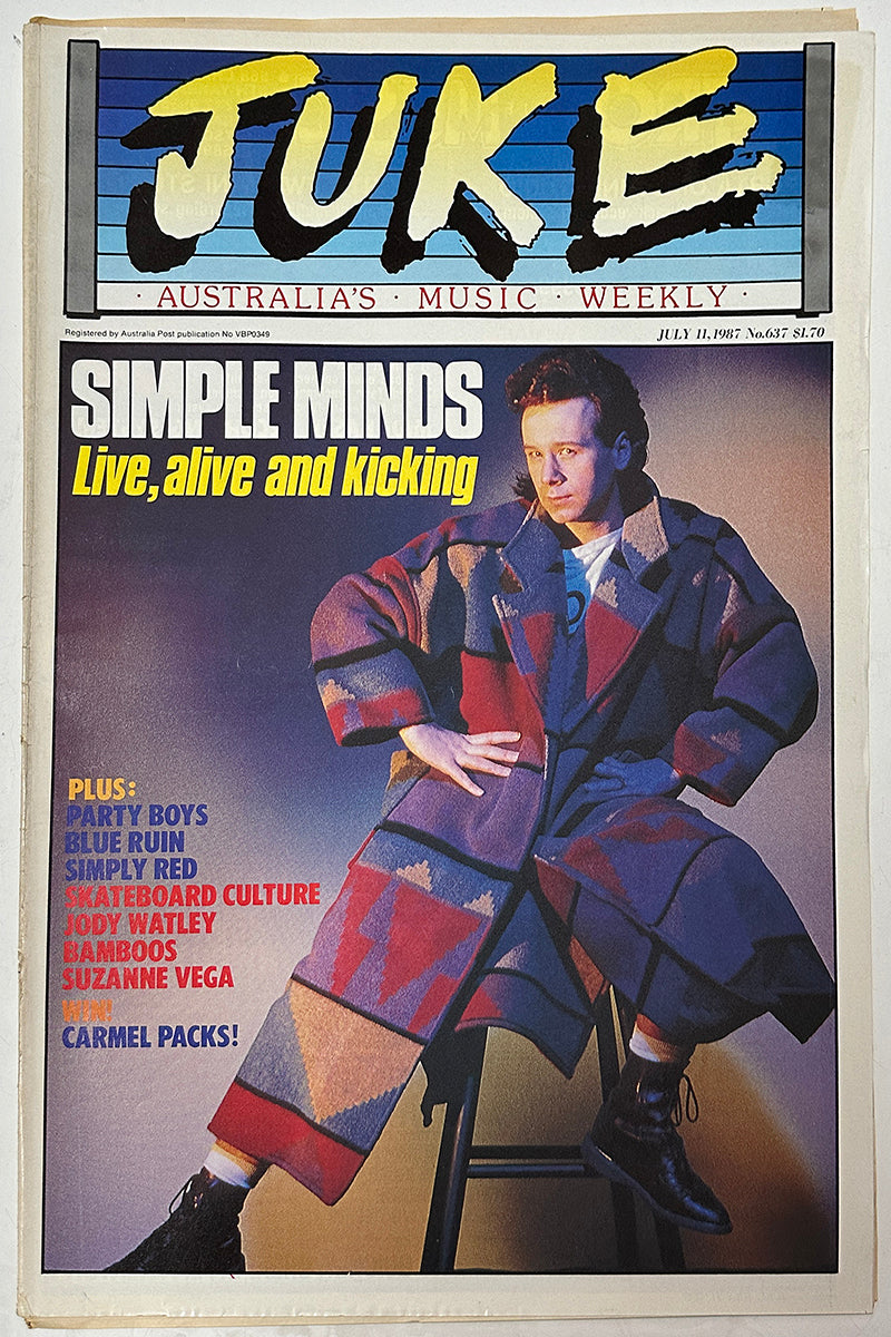 Juke - 11th July 1987 - Issue #637 - Jim Kerr On Cover