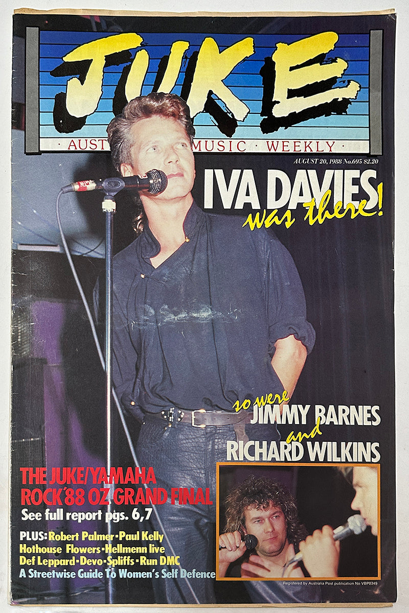 Juke - 20th August 1988 - Issue #695 - Iva Davies On Cover