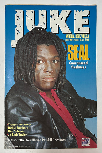 Juke - 128 September 1991 - Issue #857 - Seal On Cover