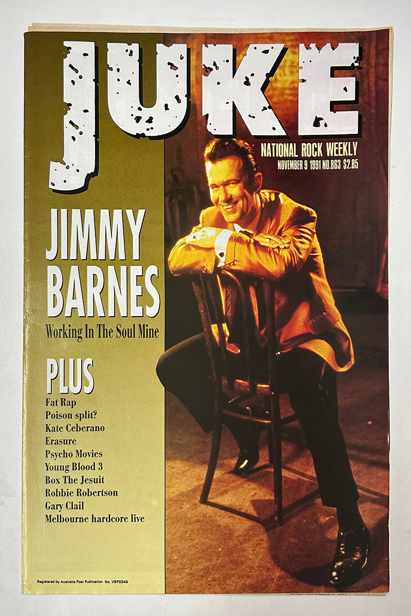Juke - 9th November 1991 - Issue #863 - Jimmy Barnes On Cover