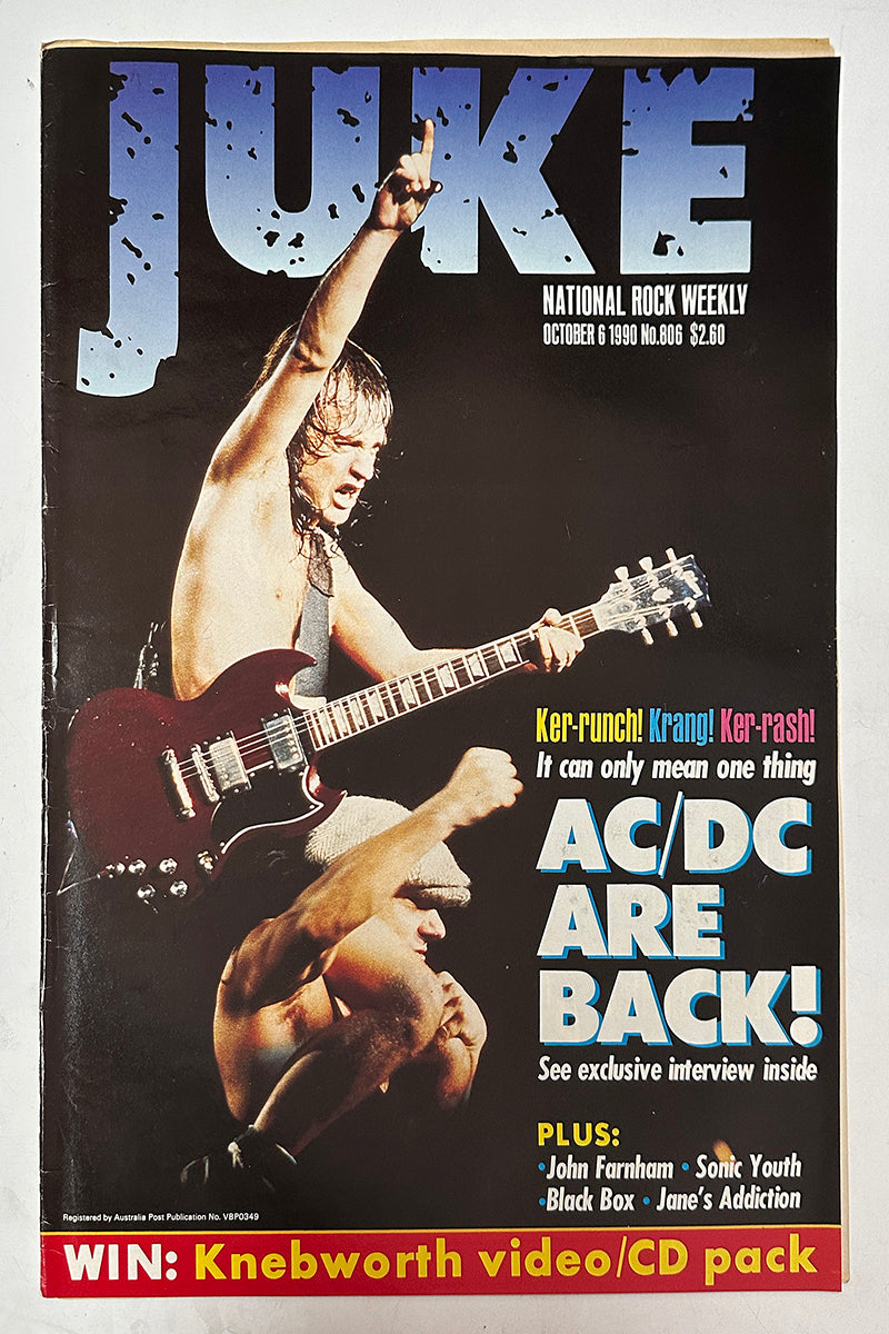 Juke - 6th October 1990 - Issue #806 - AC/DC On Cover