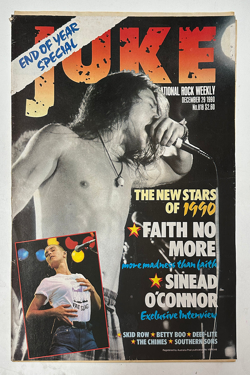 Juke - 29th December 1990 - Issue #818 - Mike Patton On Cover