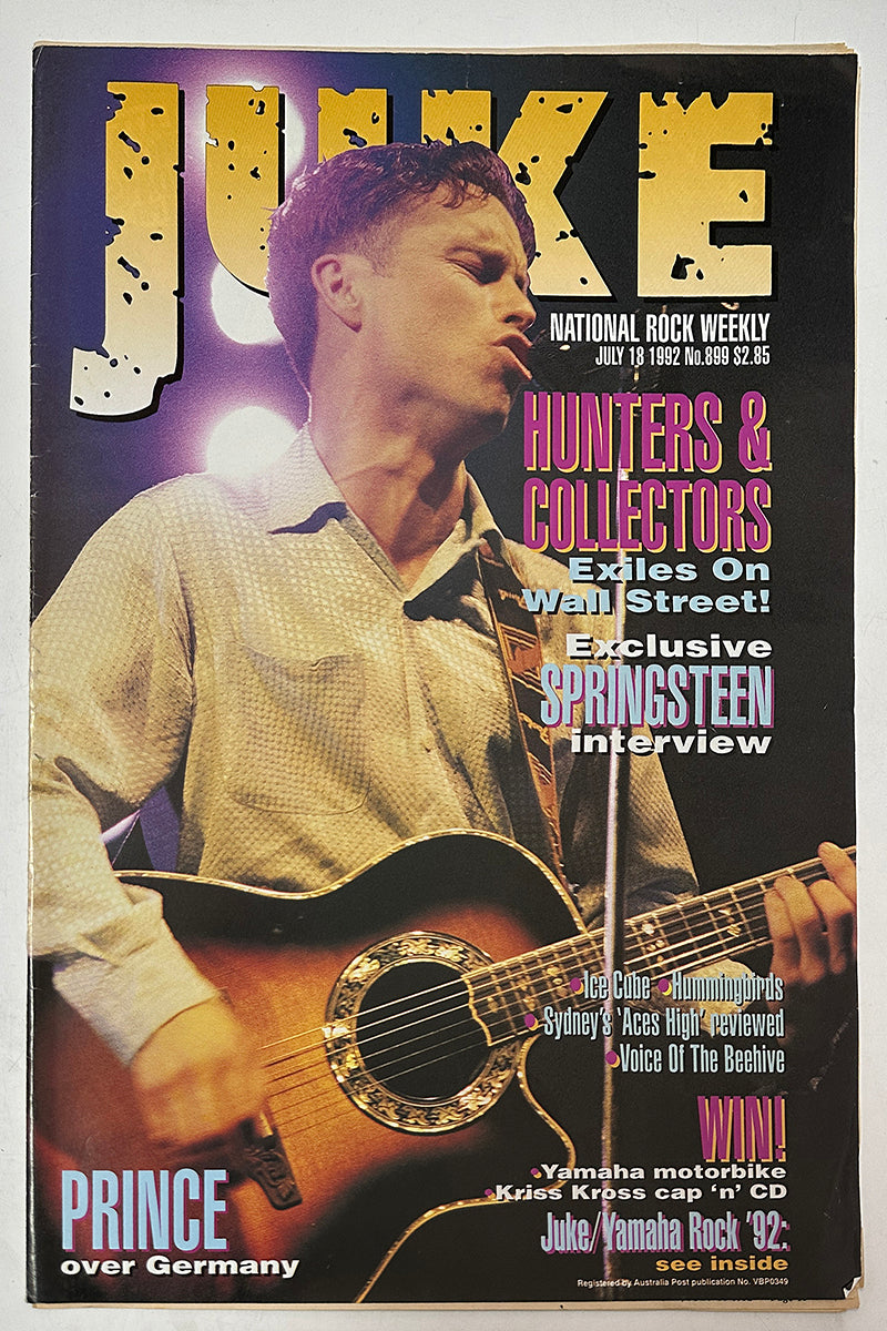 Juke - 18th July 1992 - Issue #899 - Mark Seymore On Cover