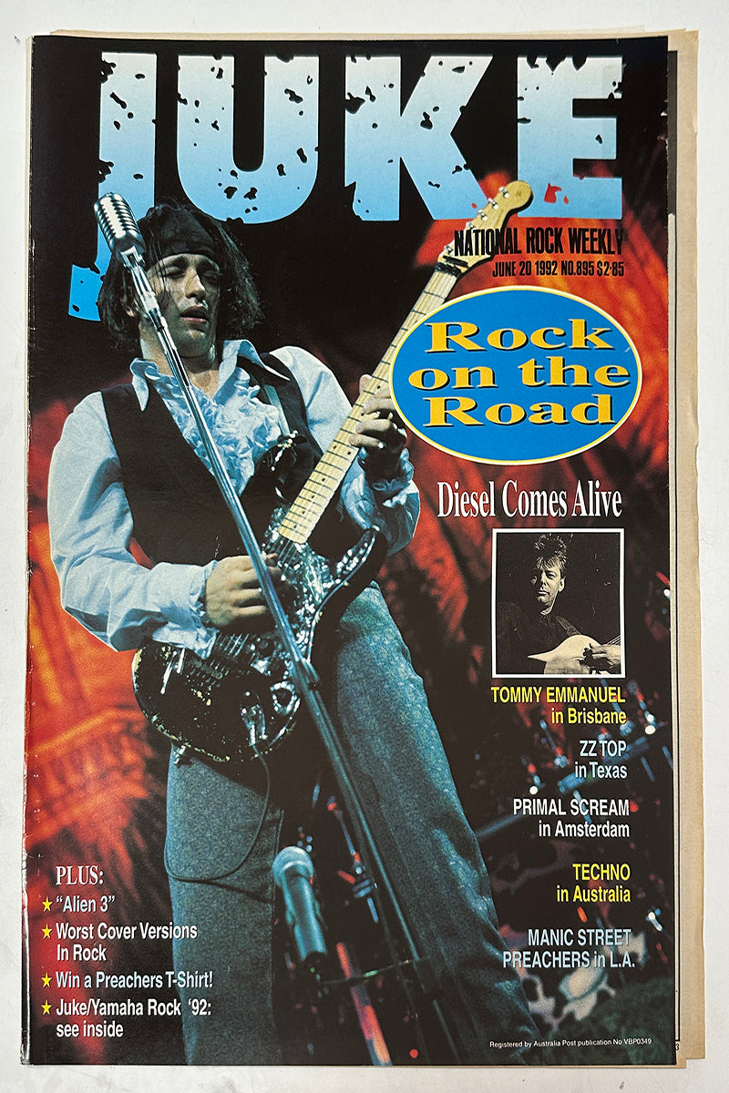 Juke - 20th June 1992 - Issue #895 - Johnny Diesel On Cover