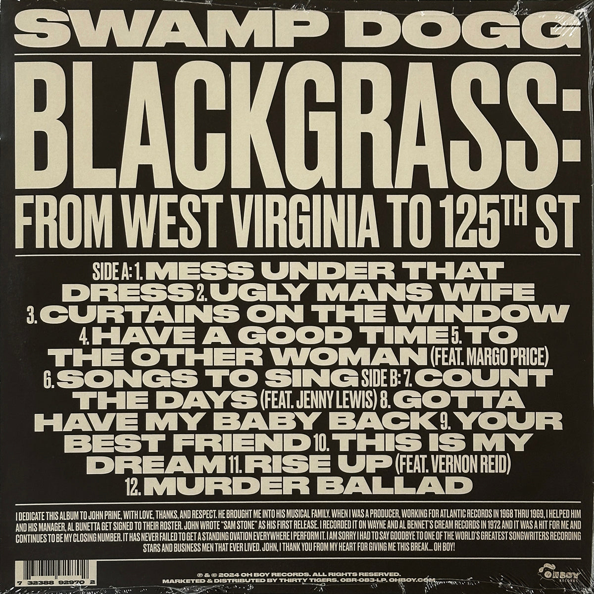 Blackgrass: From West Virginia To 125th St