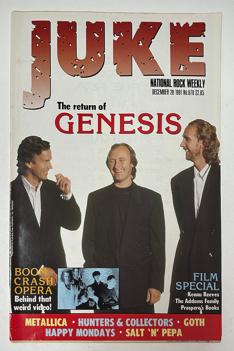 Juke - 28th December 1991 - Issue #870 - Genesis On Cover