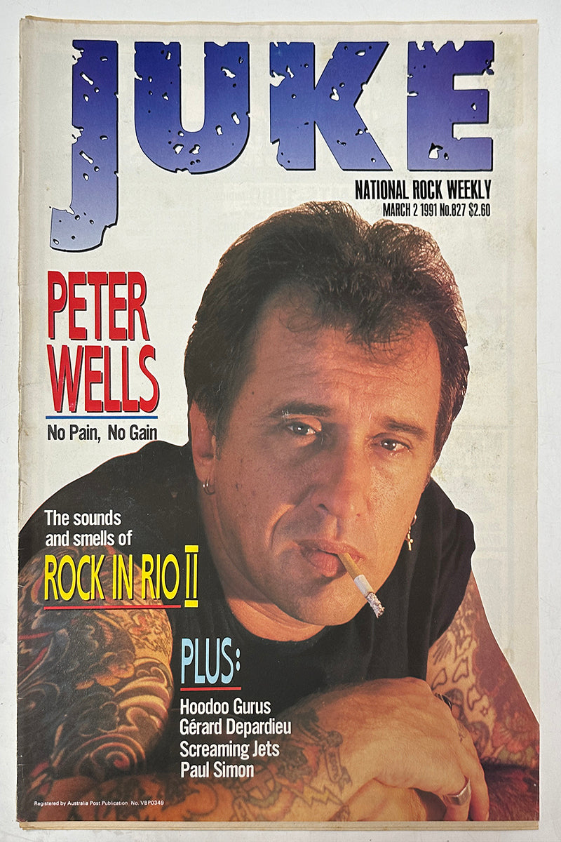 Juke - 2nd March 1991 - Issue #827 - Peter Wells On Cover